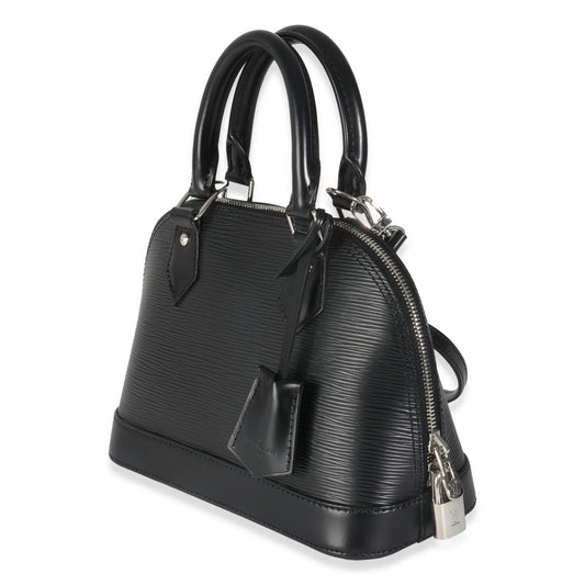 Louis Vuitton Black Epi Alma BB