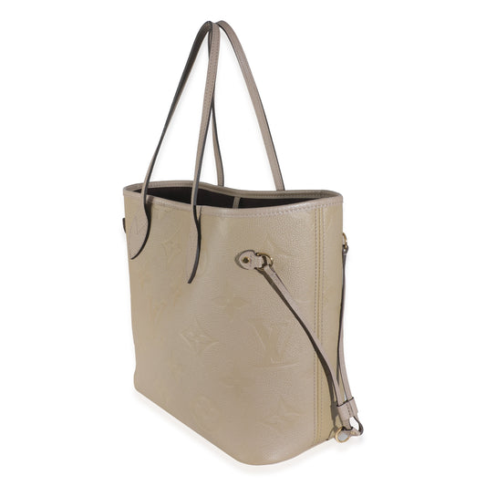 Louis Vuitton Turtledove Monogram Empreinte Neverfull MM