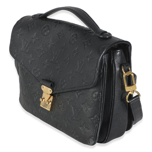 Louis Vuitton Black Empreinte Pochette Metis