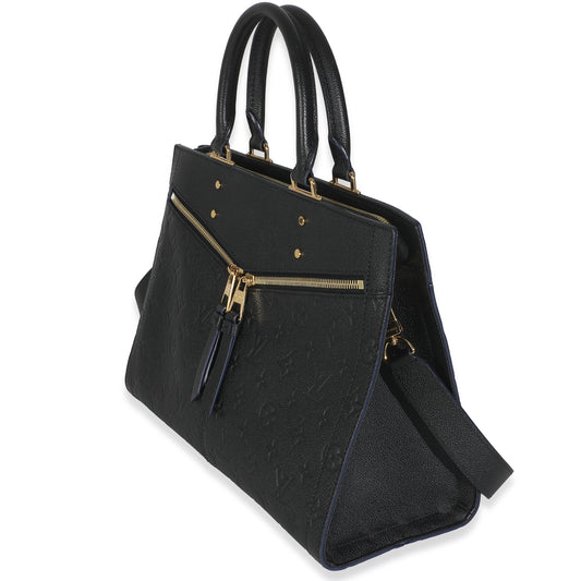 Louis Vuitton Black Monogram Empreinte Sully MM