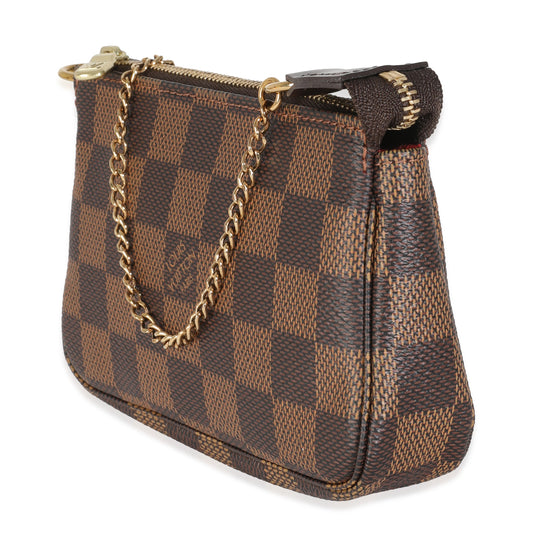 Louis Vuitton Damier Ebene Canvas Mini Pochette Accessoires