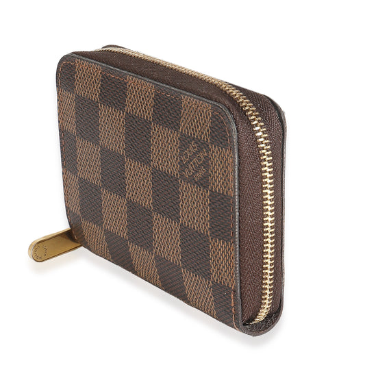 Louis Vuitton Damier Ebene Canvas Zippy Coin Purse