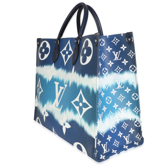 Louis Vuitton Blue Monogram Escale Canvas Onthego GM