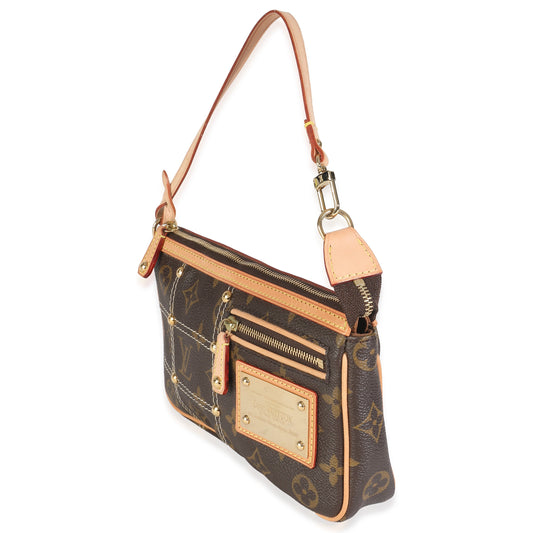Louis Vuitton Monogram Canvas Quilted Riveting Pochette Accessories