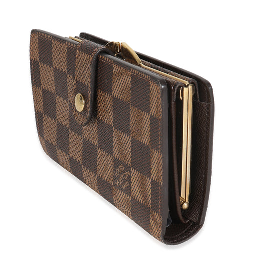 Louis Vuitton Damier Ebene Canvas French Purse