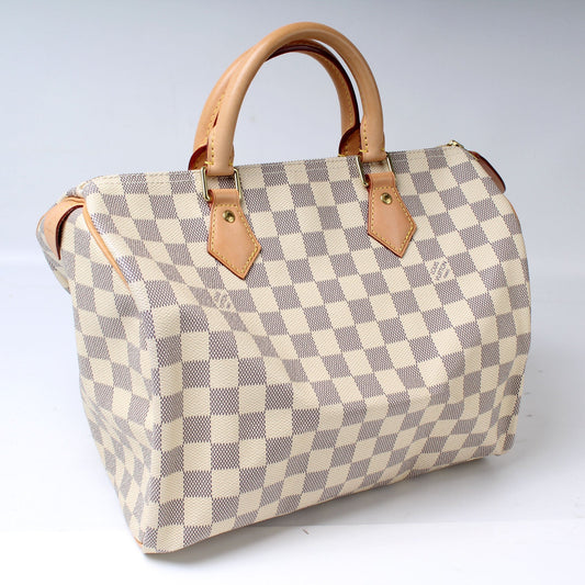 Louis Vuitton Speedy 30 Damier Azur