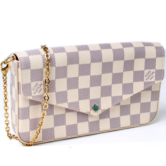 Louis Vuitton Pochette Felicie Damier Azur