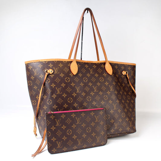 Louis Vuitton Neverfull GM W/Pochette Monogram