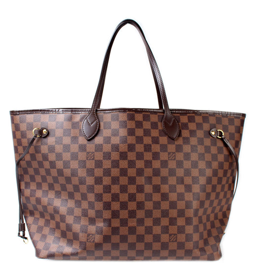 Louis Vuitton Neverfull GM W/ Pochette Damier Ebene