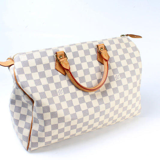 Louis Vuitton Speedy 35 Damier Azur