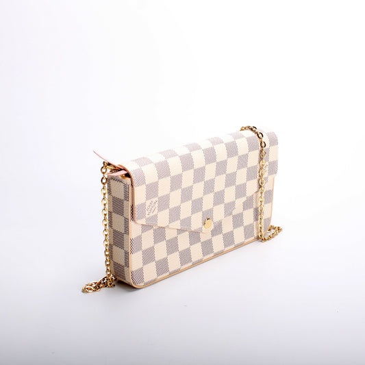 Louis Vuitton Pochette Felicie Damier Azur