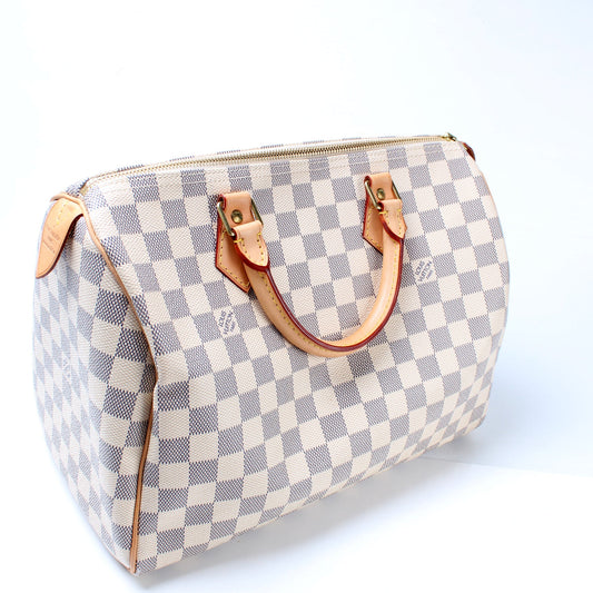 Louis Vuitton Speedy 30 Damier Azur