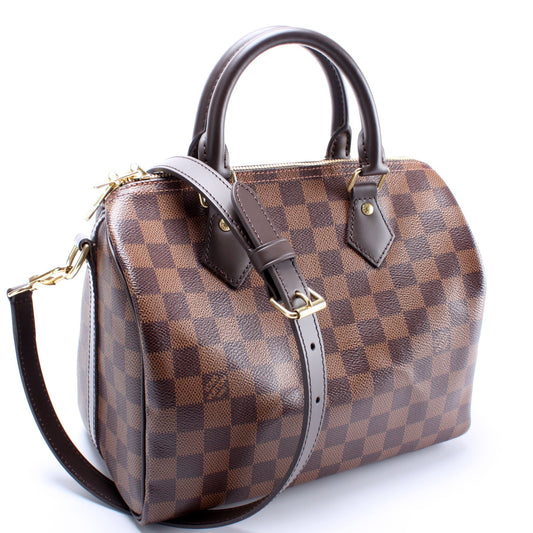Louis Vuitton Speedy 25 Bandouliere Damier Ebene