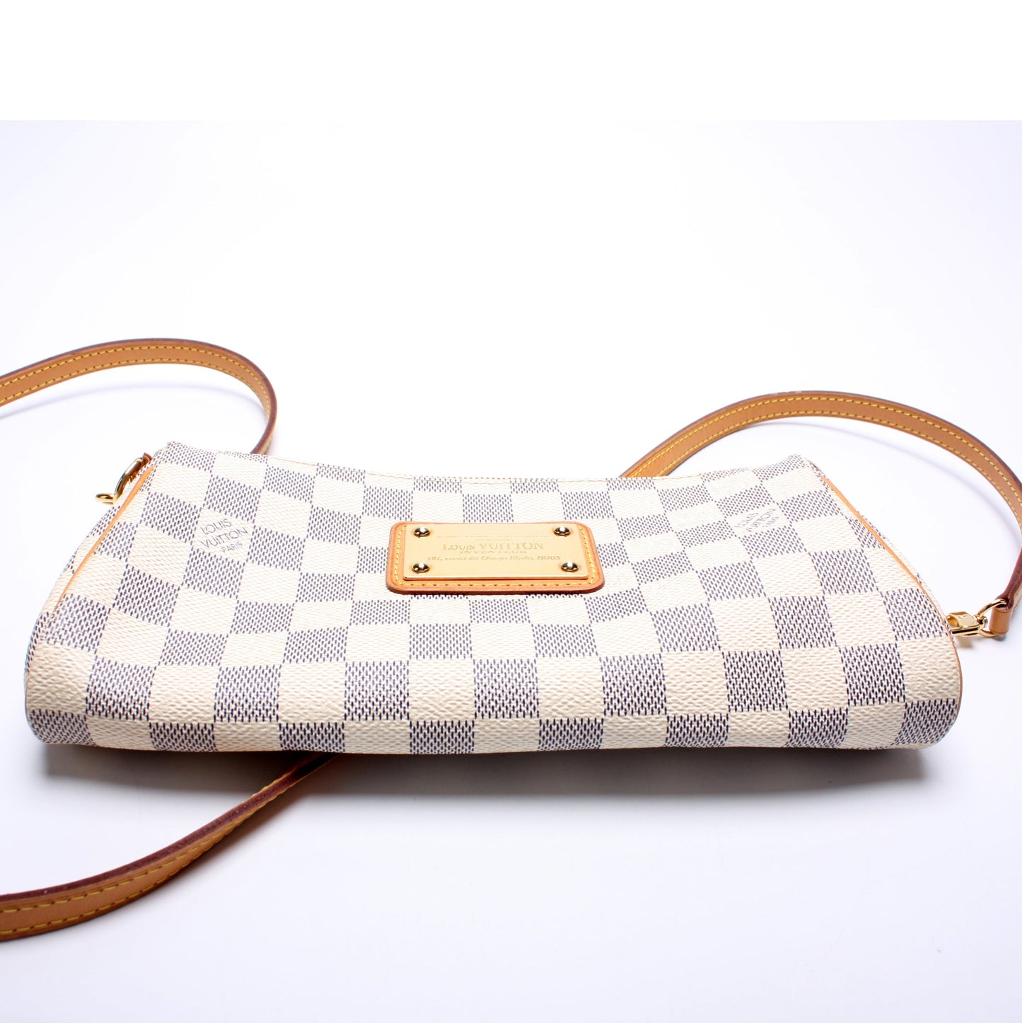Louis Vuitton Eva Clutch Damier Azur
