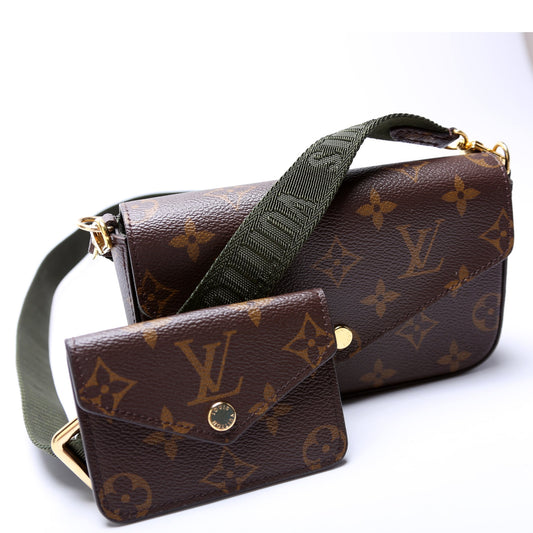 Louis Vuitton Felicie Strap and Go Monogram