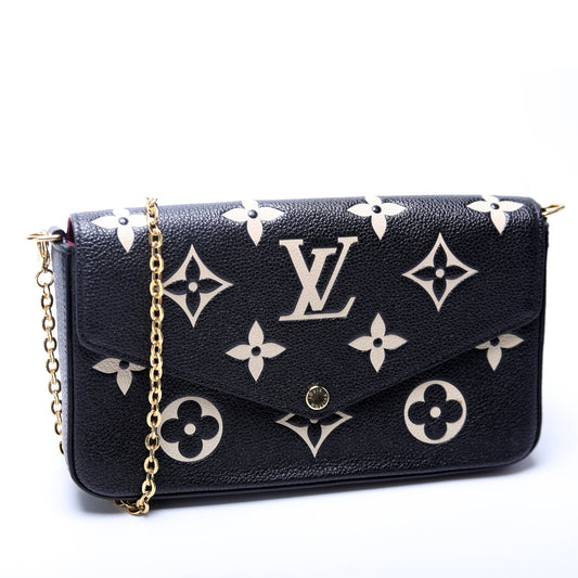 Louis Vuitton Pochette Felicie Bicolor Empreinte