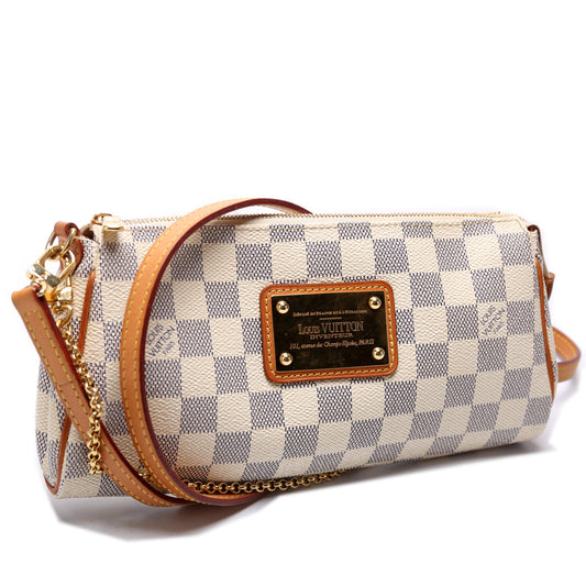 Louis Vuitton Eva Clutch Damier Azur