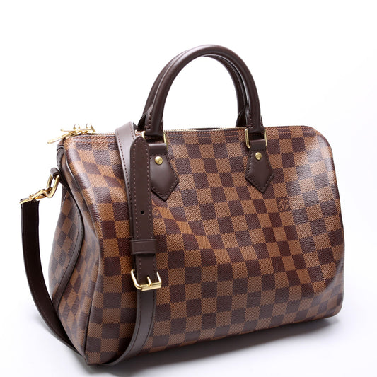 Louis Vuitton Speedy 30 Bandouliere Damier Ebene