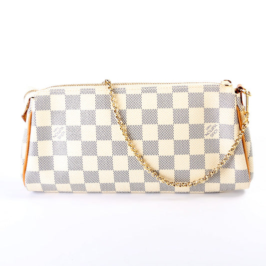 Louis Vuitton Eva Clutch Damier Azur