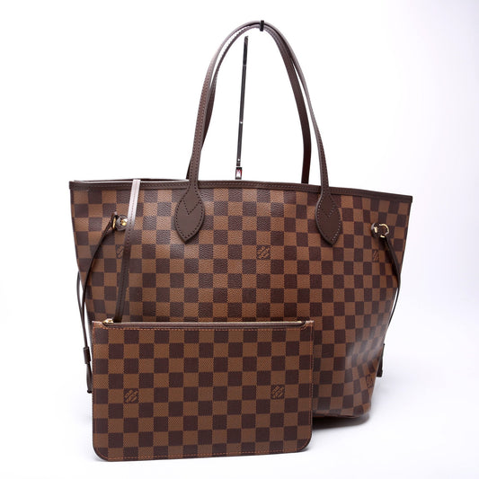Louis Vuitton Neverfull MM w/ Wallet Damier Ebene