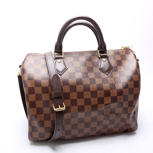 Louis Vuitton Speedy 30 Bandouliere Damier Ebene