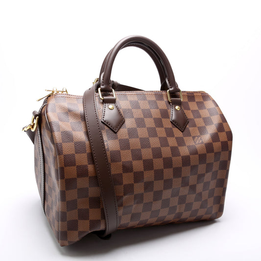 Louis Vuitton Speedy 30 Bandouliere Damier Ebene