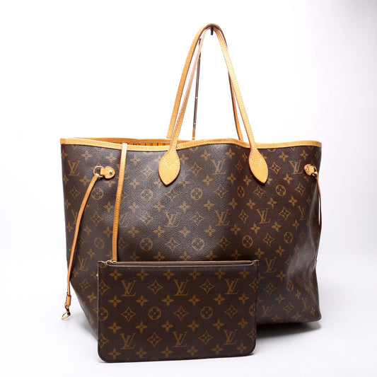 Louis Vuitton Neverfull W/Wallet GM Monogram