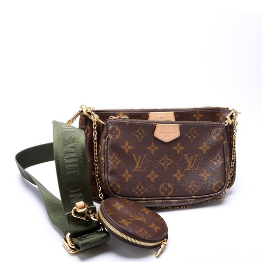 Louis Vuitton Multi Pochette Monogram Green
