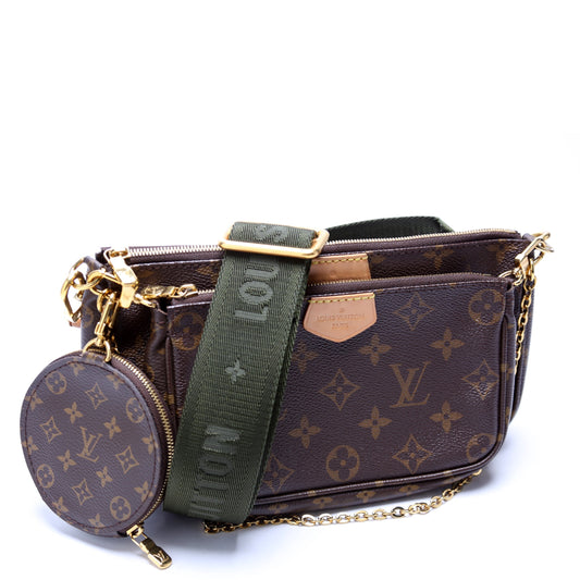 Louis Vuitton Multi Pochette Monogram Green