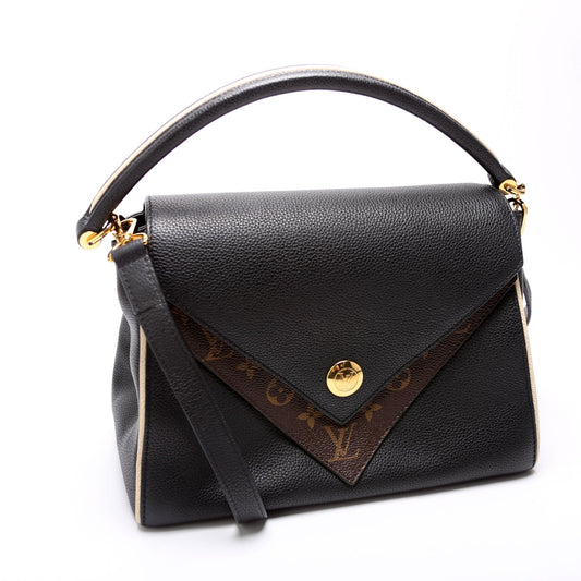 Louis Vuitton Double V Leather Black
