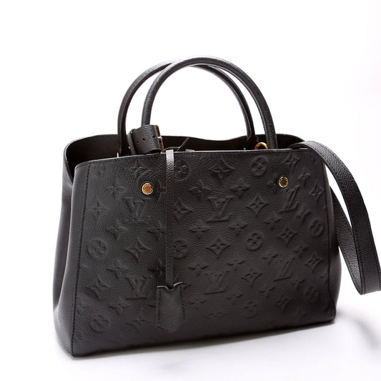 Louis Vuitton Montaigne MM Empreinte Black