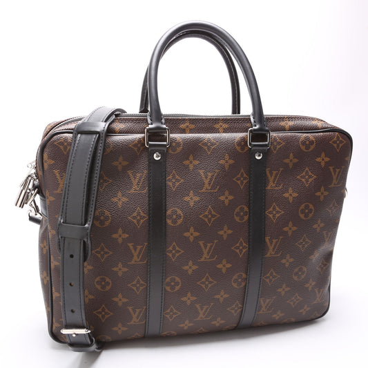 Louis Vuitton Porte Documents Voyage PM Macassar