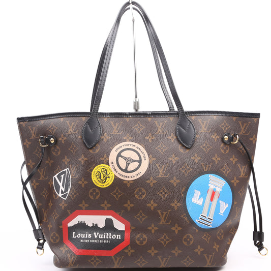 Louis Vuitton Neverfull with Wallet MM My World Tour Monogram