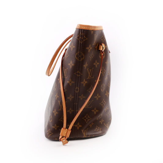 Louis Vuitton Neverfull With Wallet MM Monogram Red