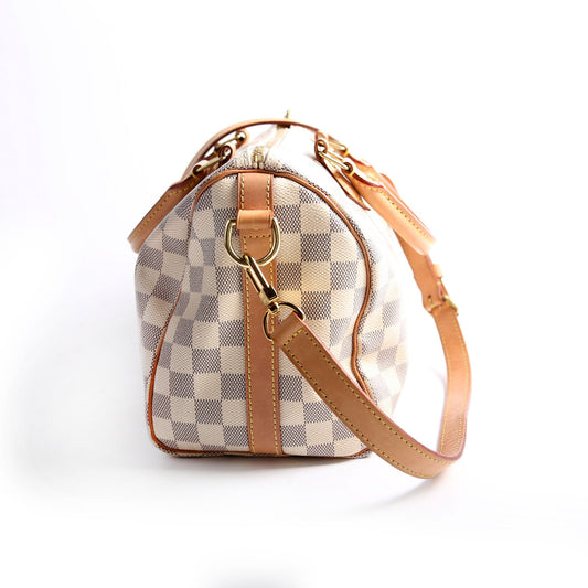 Louis Vuitton Speedy 25 Bandouliere Damier Azur
