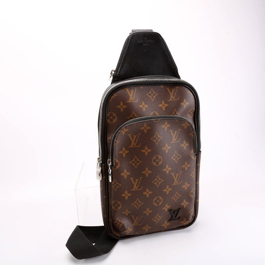 Louis Vuitton Avenue Sling Bag NM Monogram Black/Brown