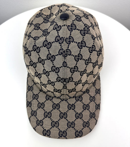 Gucci Original GG Canvas Baseball Cap with Web