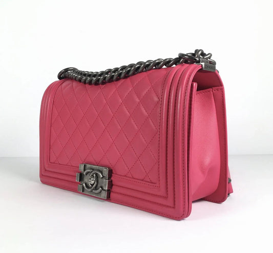 Chanel Boy bag Pink Lambskin