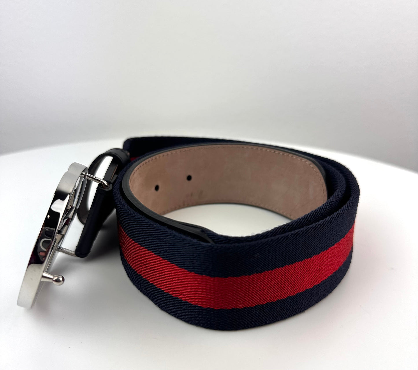 Gucci Web Belt With G Buckle