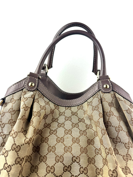 Gucci GG Canvas Sukey Tote Bag