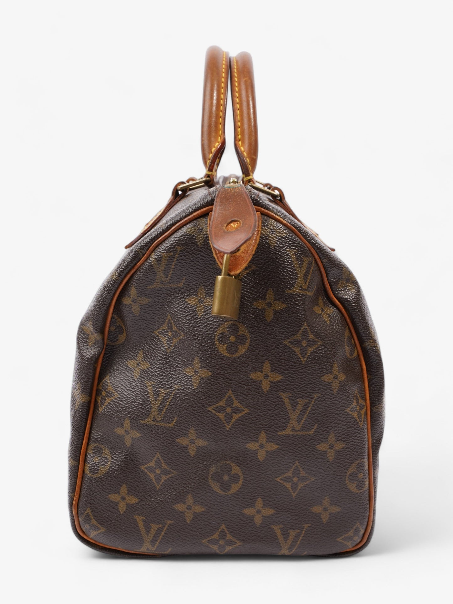 Louis Vuitton Speedy Brown / Monogram Coated Canvas 30