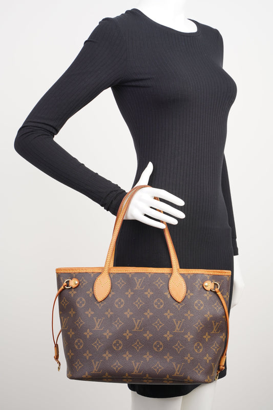 Louis Vuitton Neverfull Monogram Coated Canvas PM