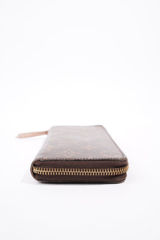 Louis Vuitton Clemence Wallet Monogram Coated Canvas