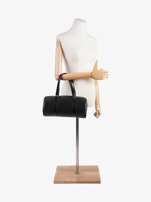 Louis Vuitton Soufflot Black Epi Leather