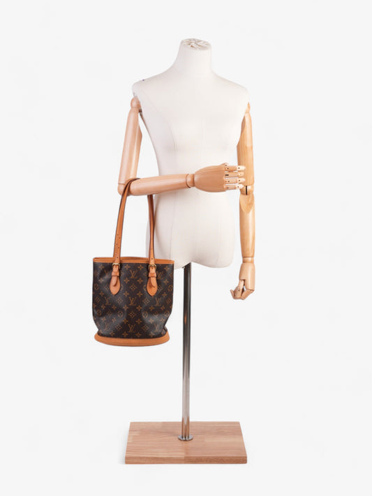 Louis Vuitton Bucket Monogram Coated Canvas PM