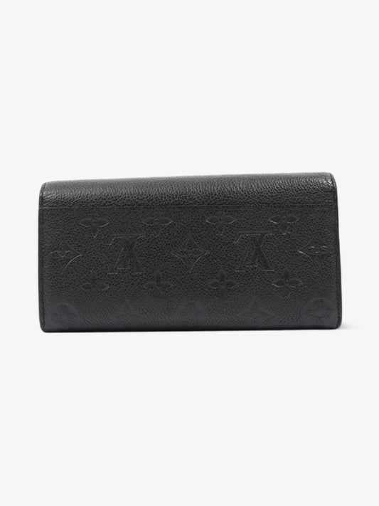 Louis Vuitton Sarah Wallet Black Empreinte Leather