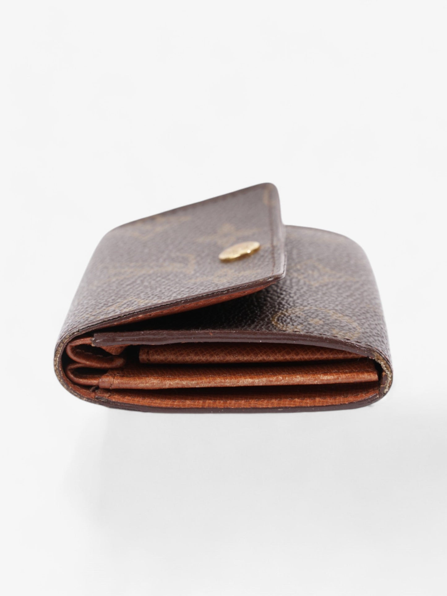 Louis Vuitton Porte Monnaie Plat Monogram Coated Canvas