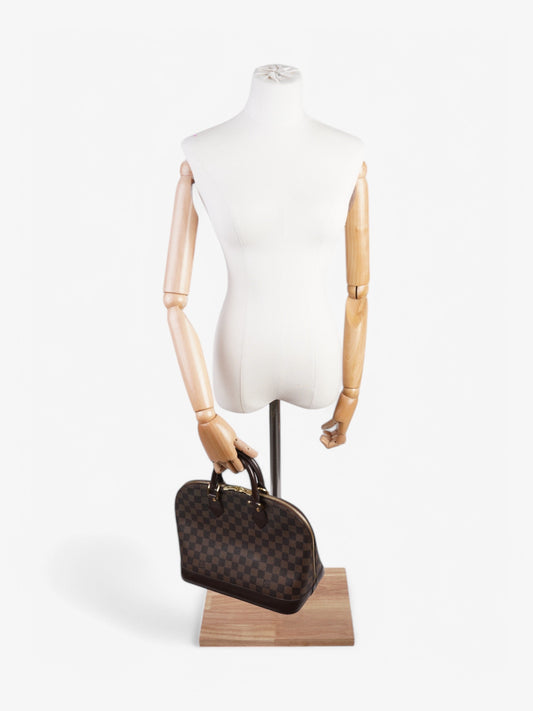 Louis Vuitton Alma Damier Ebene Coated Canvas PM