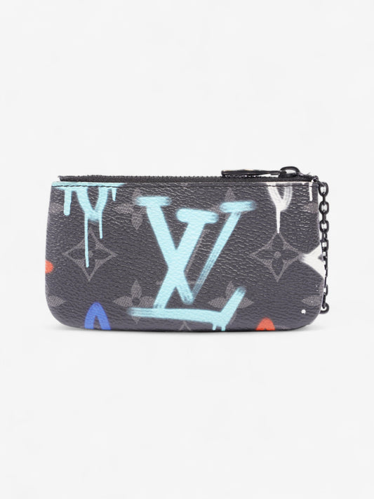 Louis Vuitton Coin Purse Black / Multicolour Coated Canvas
