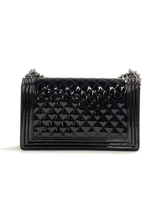 Chanel Medium Patent Boy Bag